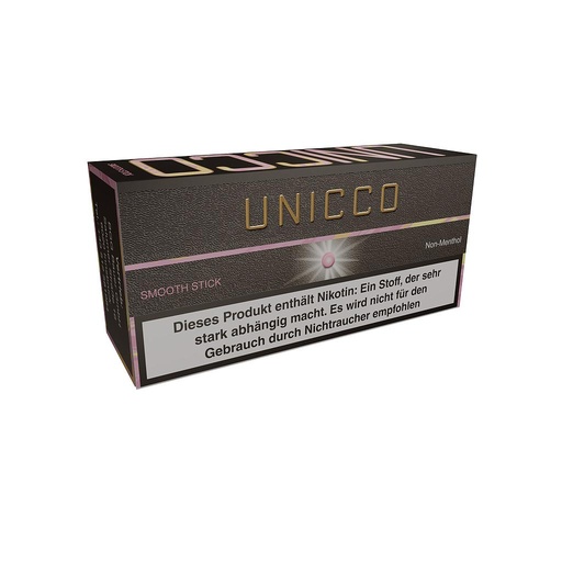 [6972537013805] Unicco Smooth Stick Pfirsich Karton=10 Packungen mit Nikotin